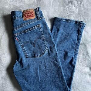 Levi's High Rise Wedgie Straight Jeans